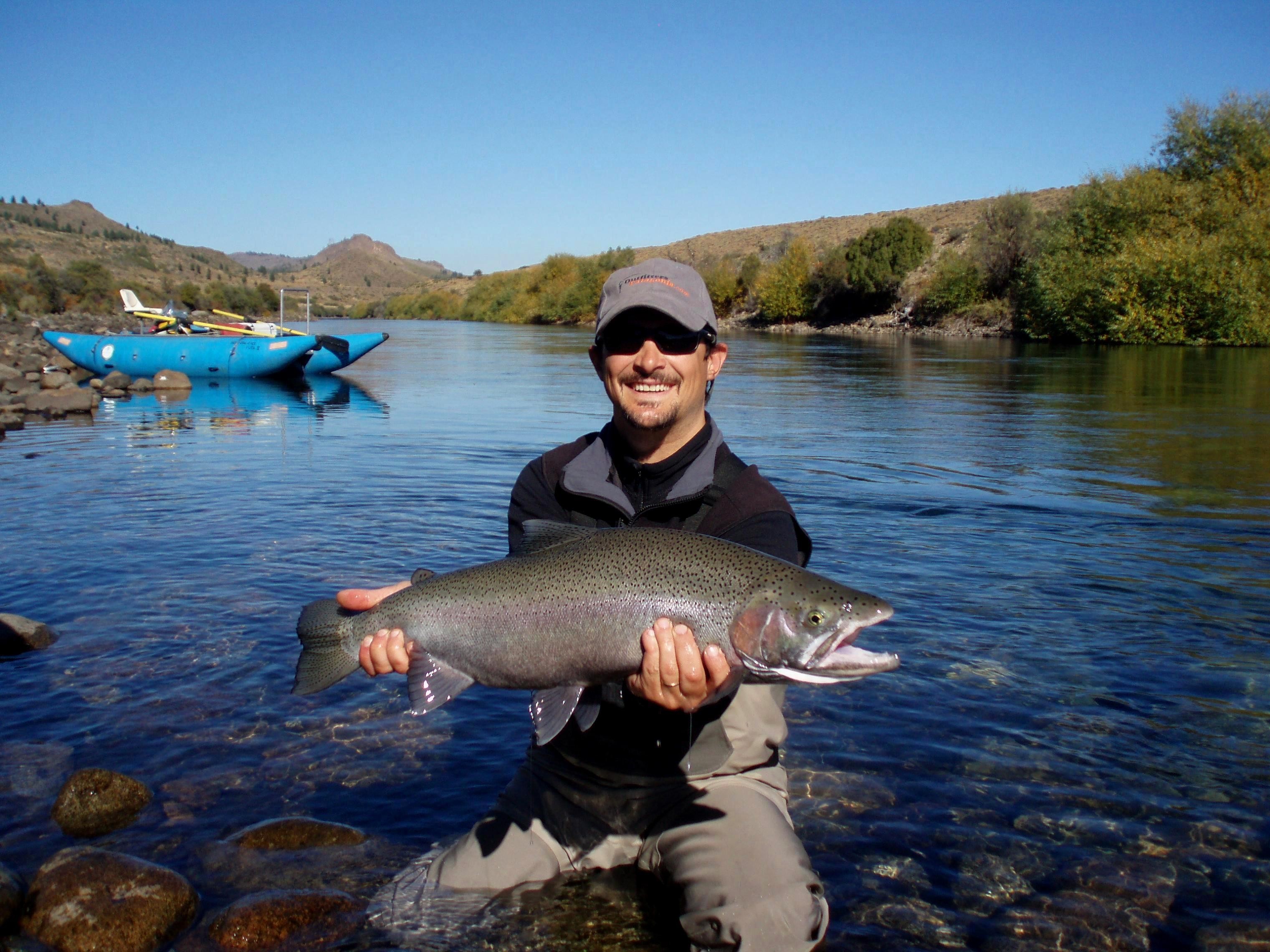 Fly fishing in Bariloche