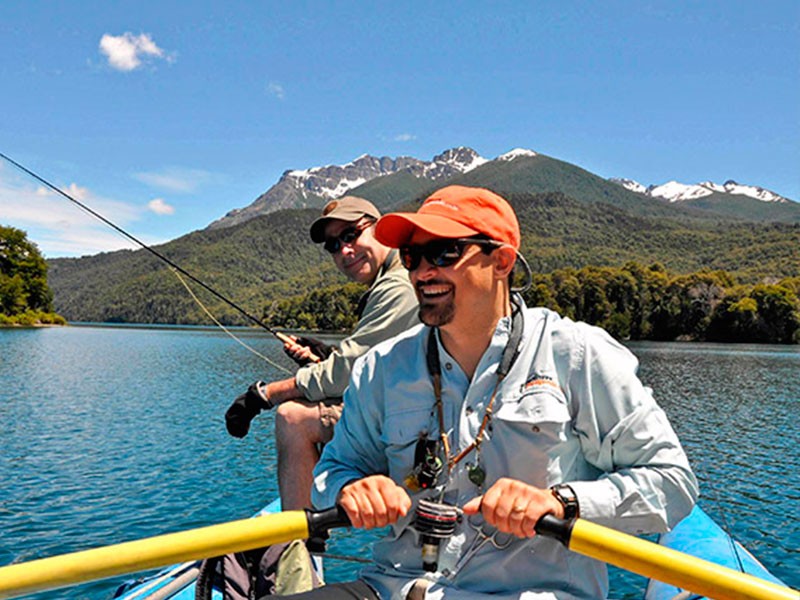 Fly fishing in Bariloche Argentina