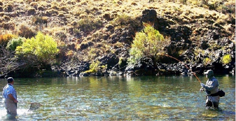 Fly fishing in Bariloche