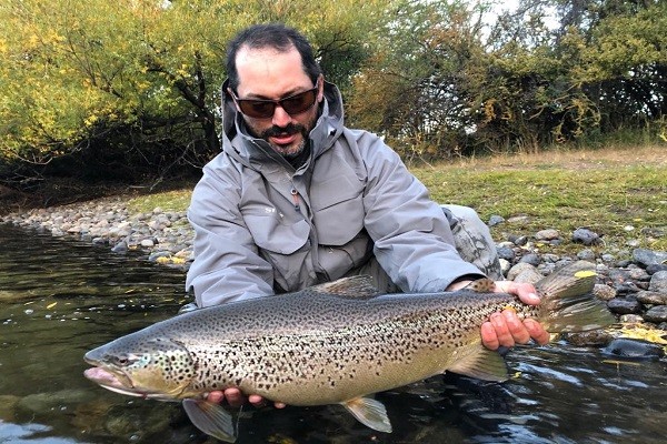 Fly fishing in Patagonia Argentina