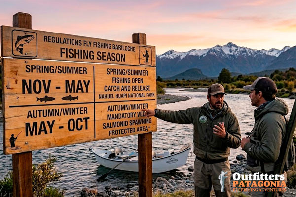 Cu�ndo empieza y termina la temporada en los r�os Limay y Manso
